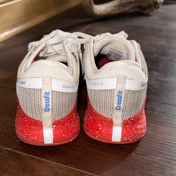 Reebok Athletic Shoes in Tan and Red - Picture 3 of 6